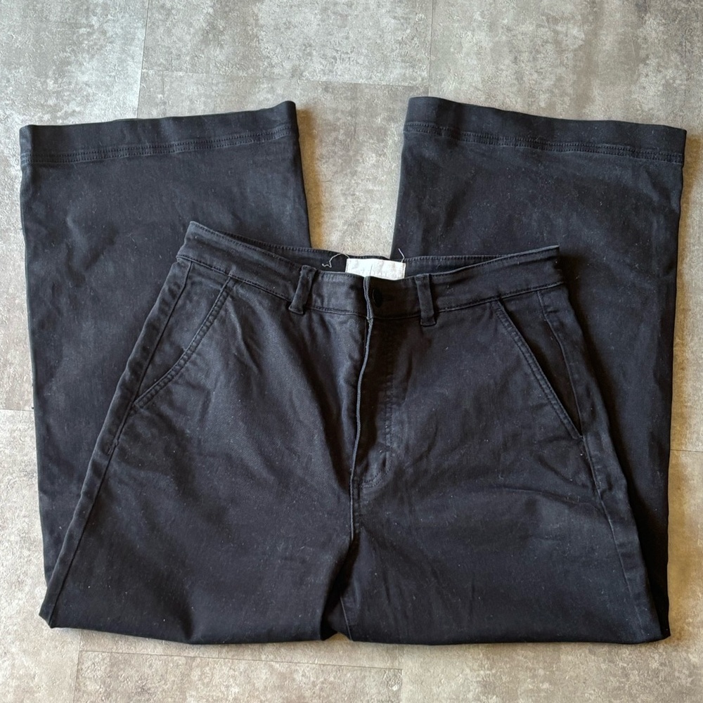 Everlane Wide Leg Pants Women’s Size 10 Black